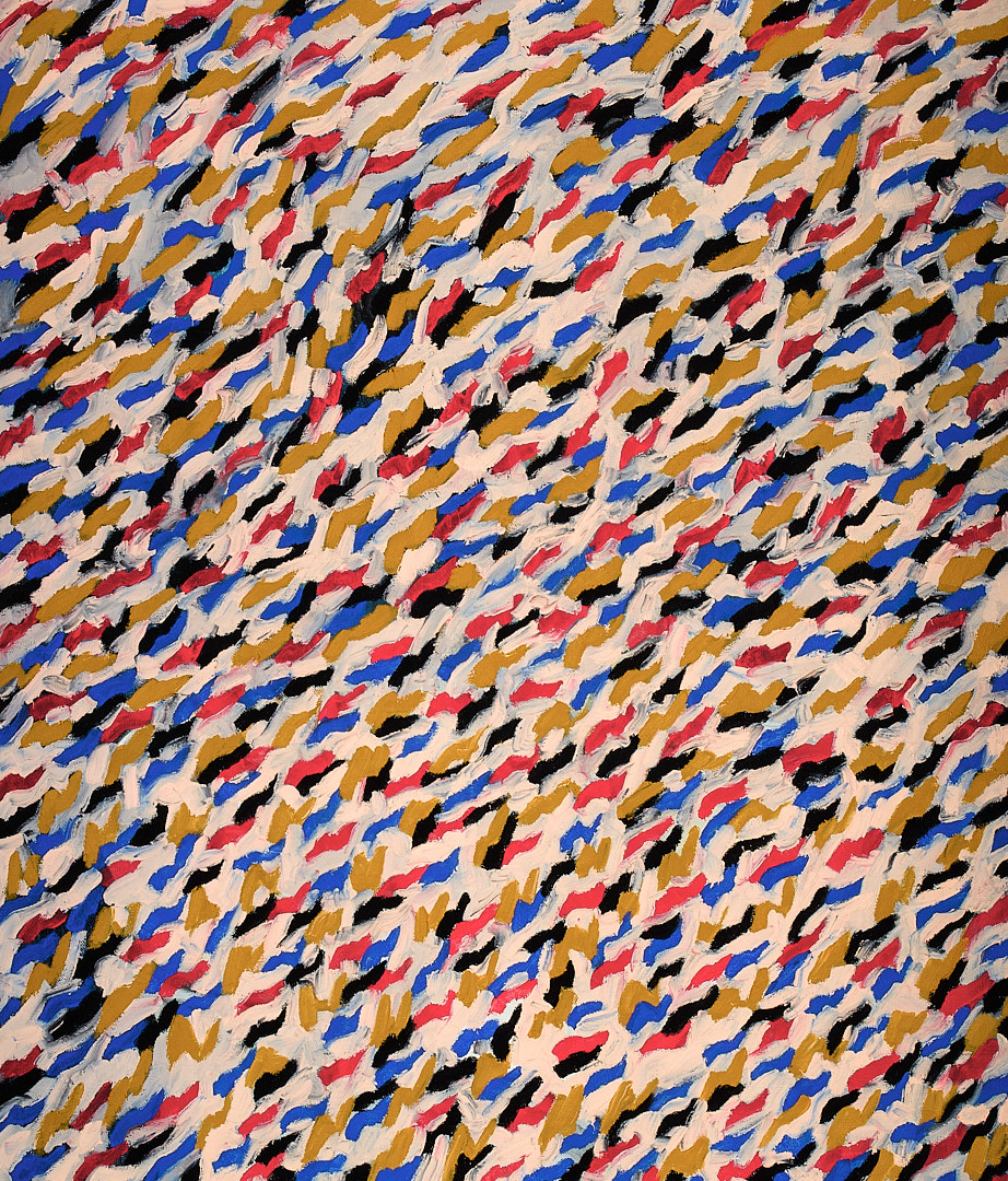 五彩调色05-布面油画，60x70x2.3cm，¥840