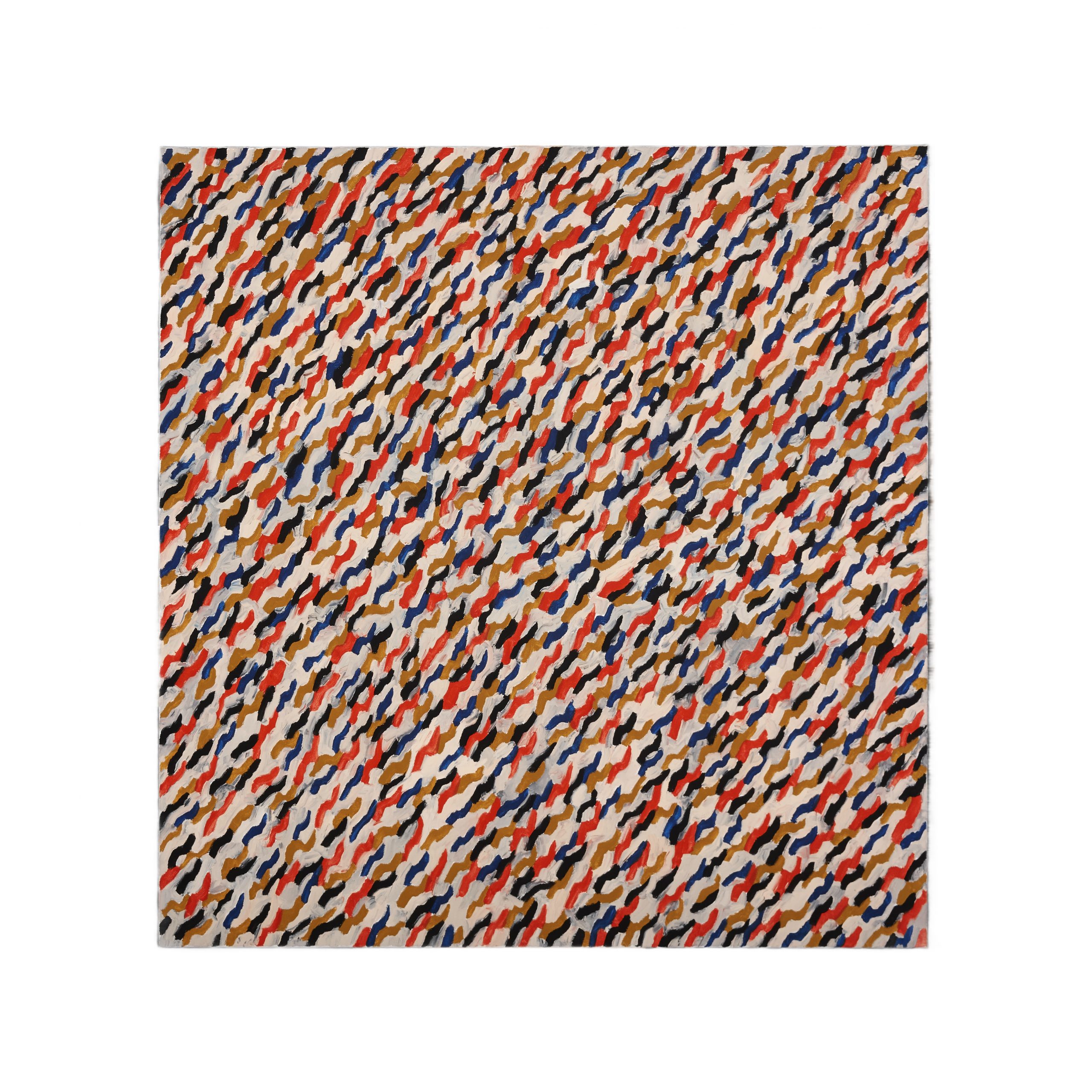 调色03-布面油画，85x90x2.3cm，¥1200