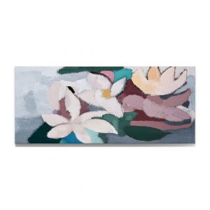 鲜花-布面油画，17x40x3.7cm，2024