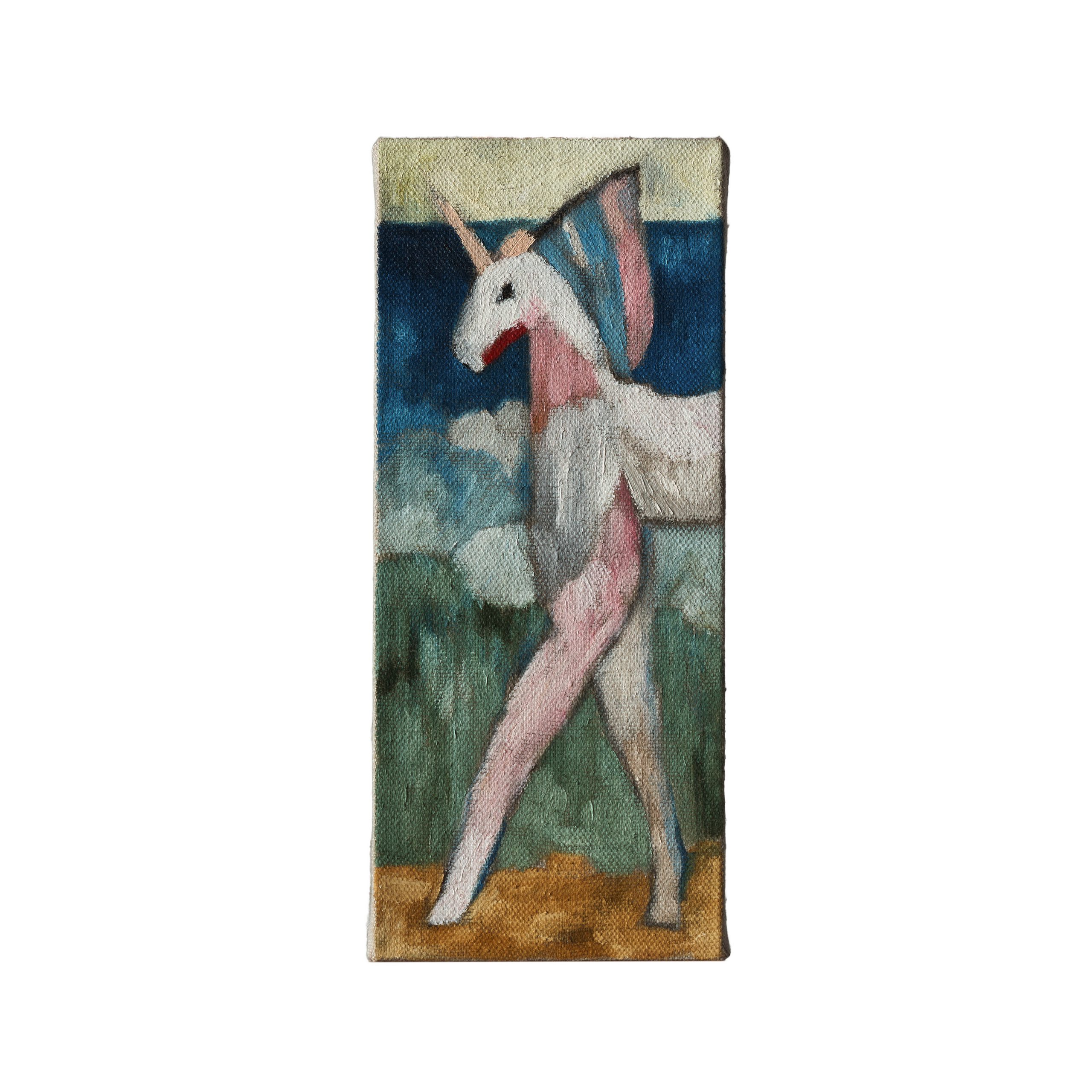 优雅的独角兽-17x40x3.7cm，¥500