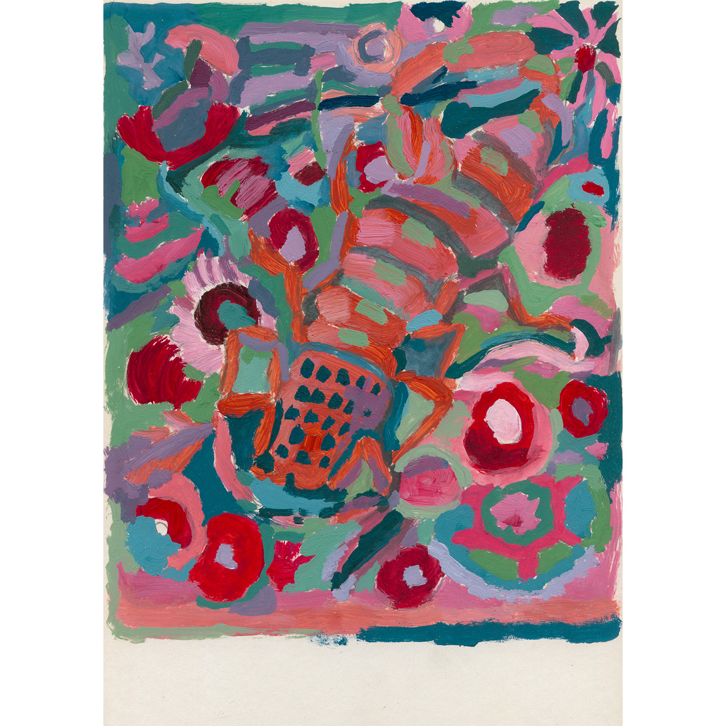 摩蝎_纸上丙烯，20.9×29.5cm，2023