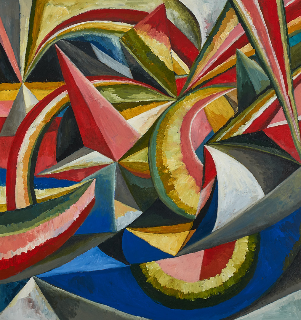 太空歌剧-布面油画，85x90x2.0cm，¥1640