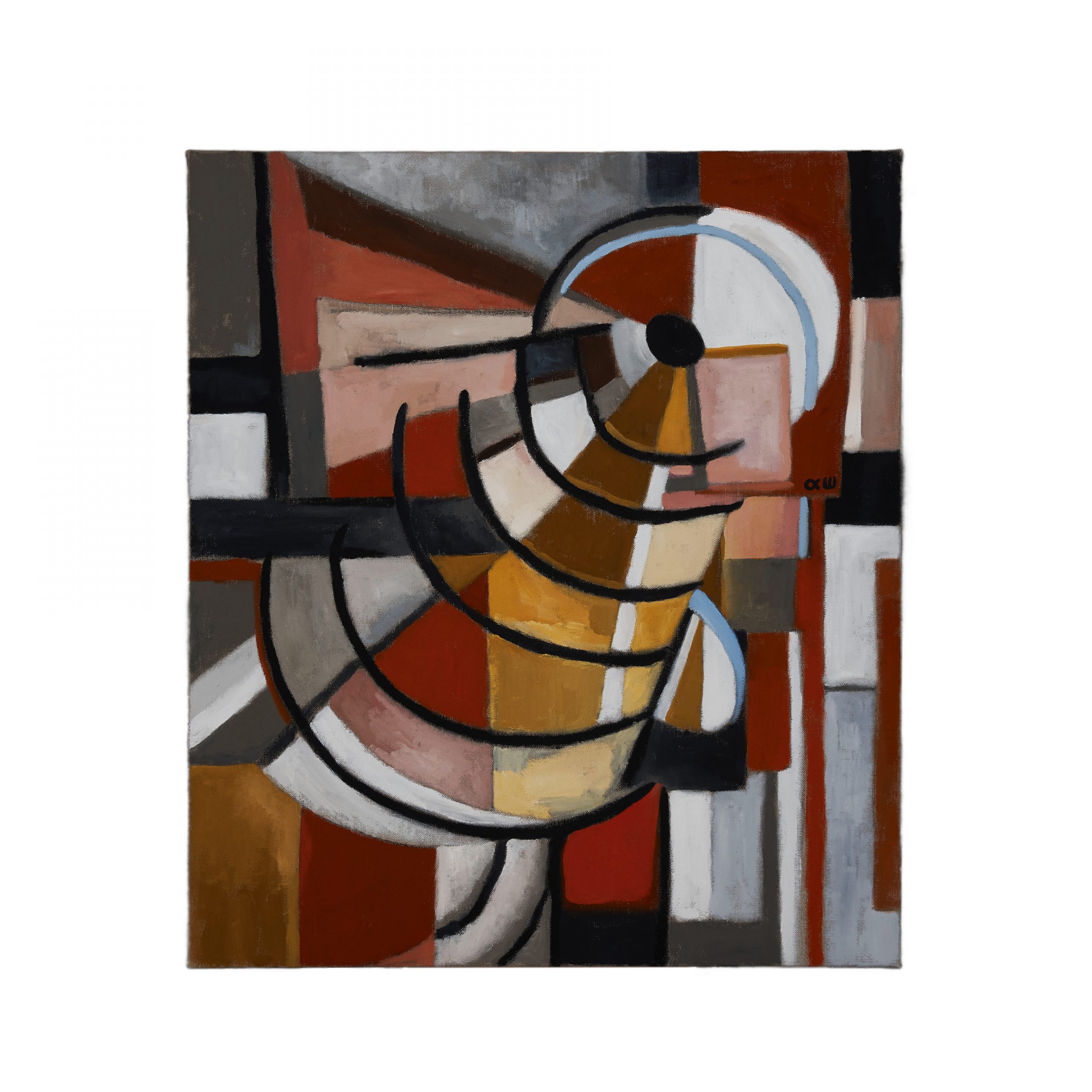 航迹-布面油画，60x70x2.3cm，¥840