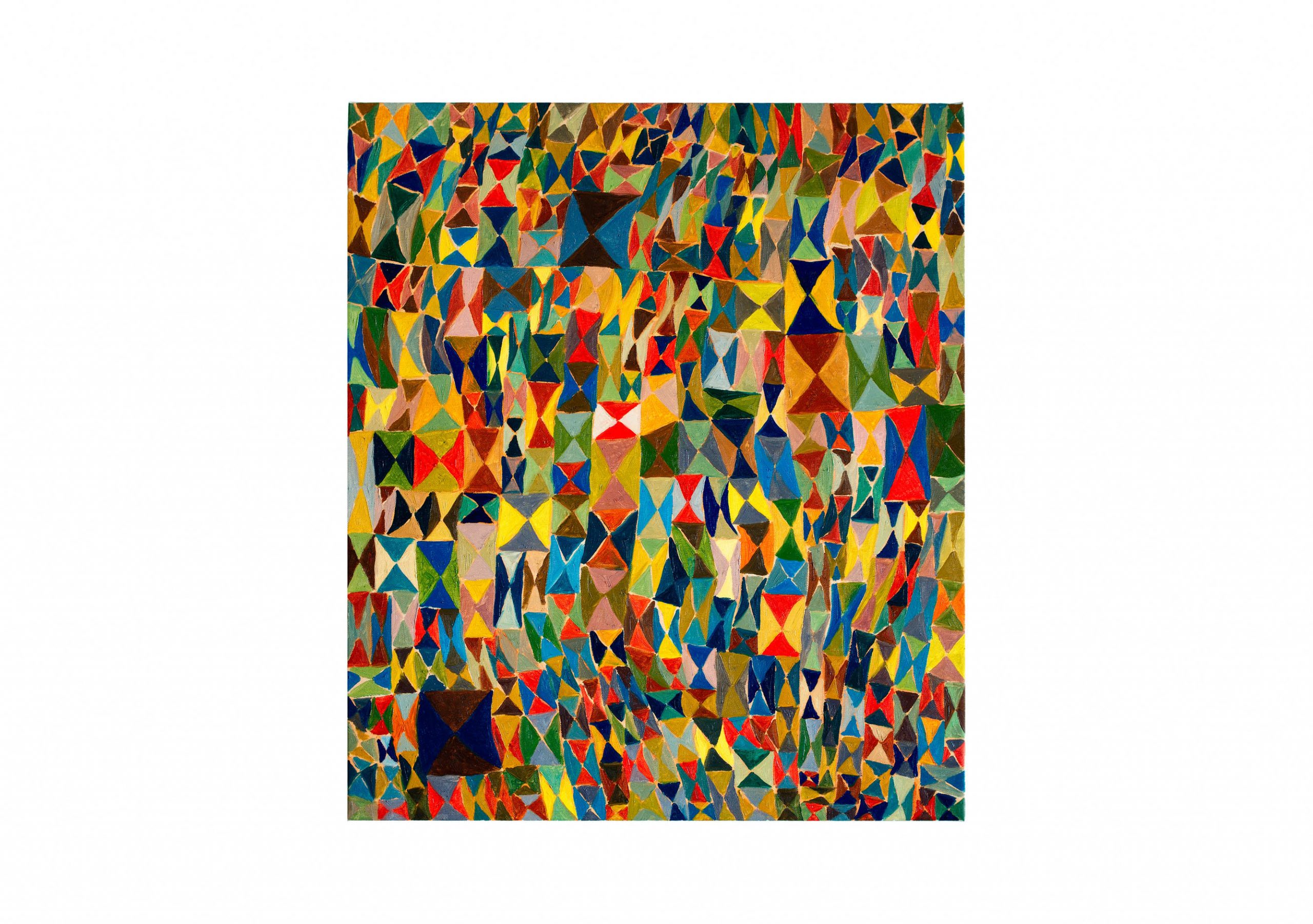 蝴蝶-布面油画-60x70x2.3cm，2017 1533b