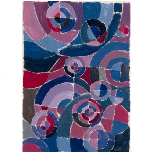 圆形调色11_纸上丙烯，20.9×29.5cm，2023
